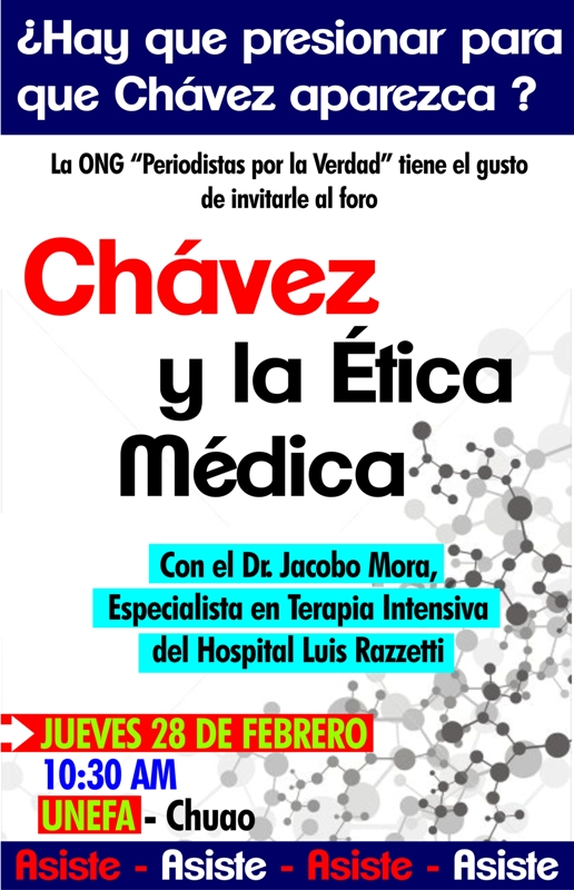 Foro "Chávez y la ética médica"