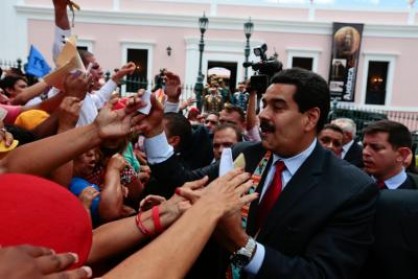 Vicepresidente Maduro a su llegada a Ciudad Bolívar