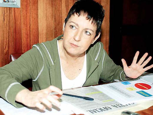 La ministra del Poder Popular para el Trabajo y la Seguridad Social, María Cristina Iglesias.