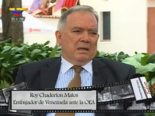 Roy Chaderton, embajador de Venezuela en la OEA