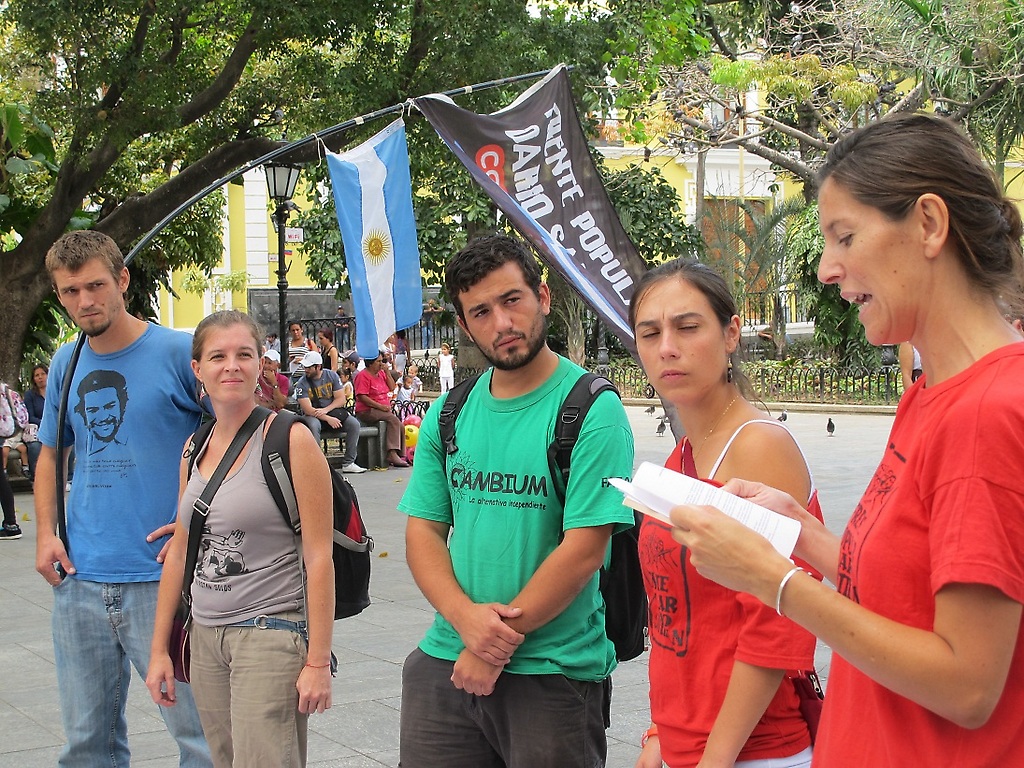 Homenaje en Caracas, a 37 años de la dictadura en Argentina