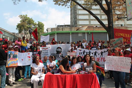 Organizaciones explican el juego de palabras entre la sigla Campaña Popular Hugo Chávez (Ca.P.Hu.Cha)