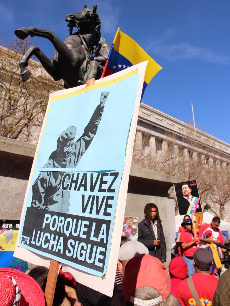 Chávez vive y su lucha sigue, al igual que la de Bolívar