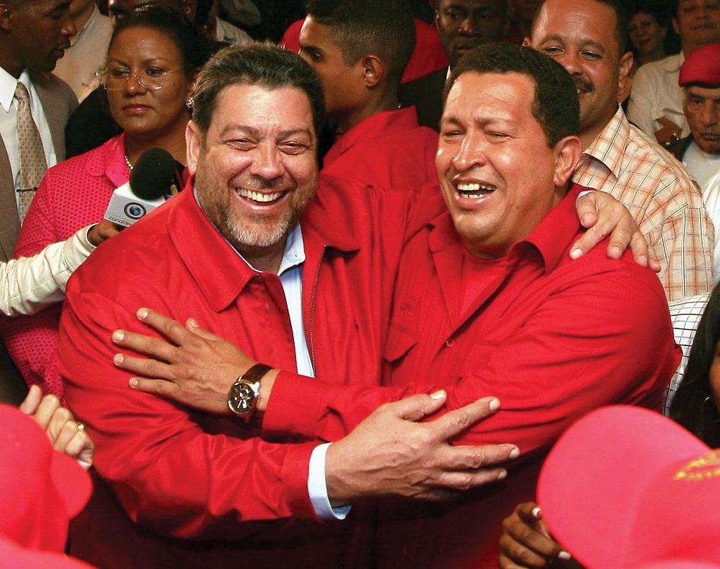 Ralph Gonsalves, primer ministro de San Vicente y las Granadinas, fue gran amigo del presidente Chávez