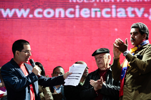 Presidente Maduro y Vicepresidente Arreaza inauguran Tv ConCiencia