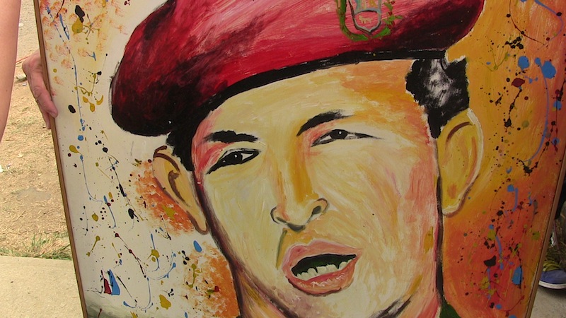 La creatividad popular fluye en el arte "Chávez es un símbolo para la historia"