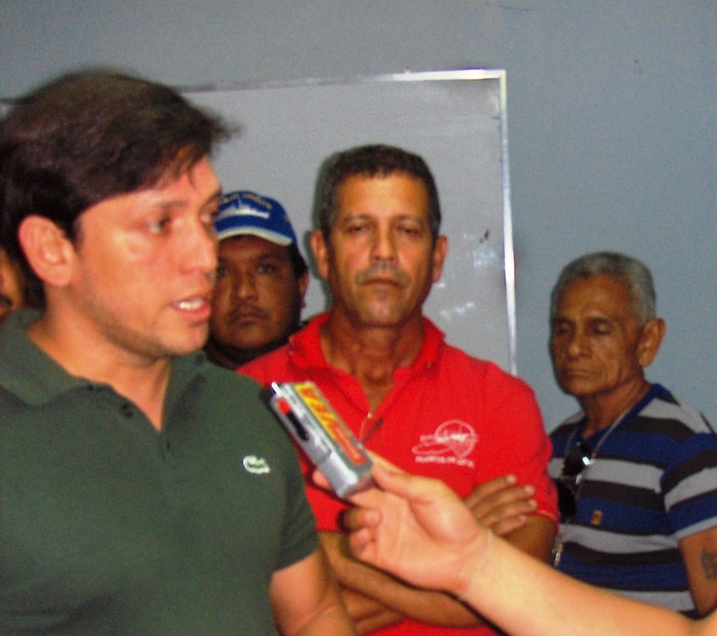 José Antonio García y Jorge Cedeño de la URT Sucre