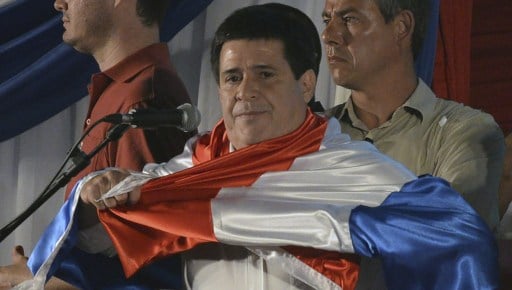Horacio Cartes, presidente electo de Paraguay