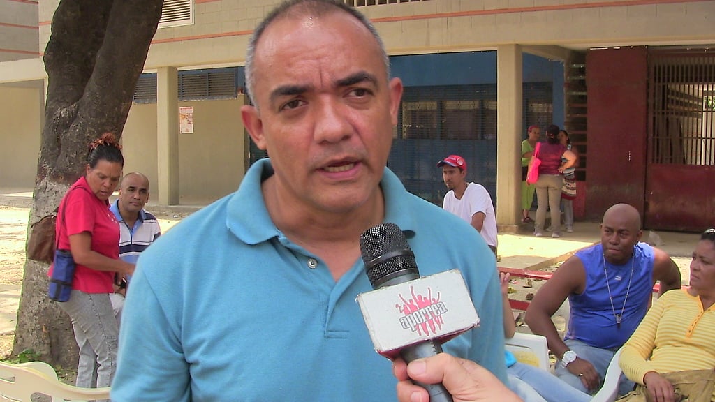 Jorge Hernández del Frente Patriótico y  Movimientos Sociales declaró luego de la rueda de prensa en San Agustín del Sur