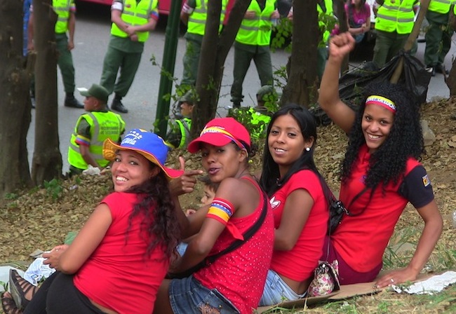 las jóvenes venezolanas resteadas con el proceso
