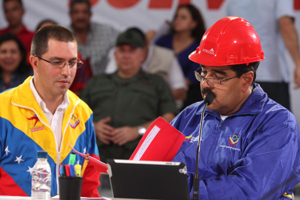 Presidente Maduro y el Vicepresidente Jorge Arreaza