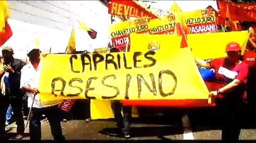 APR - CAPHUCHA marchan en Caracas