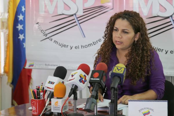 La ministra del Poder Popular para el Servicio Penitenciario (MPPSP), Iris Varela