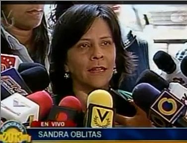 Rectora Sandra Oblitas