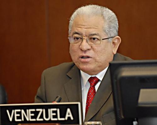 El Representante Permanente de la República Bolivariana de Venezuela ante la Oficina de Naciones Unidas y demás Organismos Internacionales con sede en Ginebra, Embajador Jorge Valero
