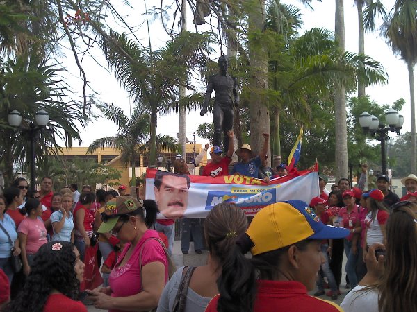 Urachiche movilizado en defensa del Presidente Maduro