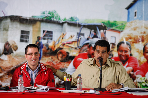 Presidente Maduro y el Vicepresidente Jorge Arreaza en Miranda