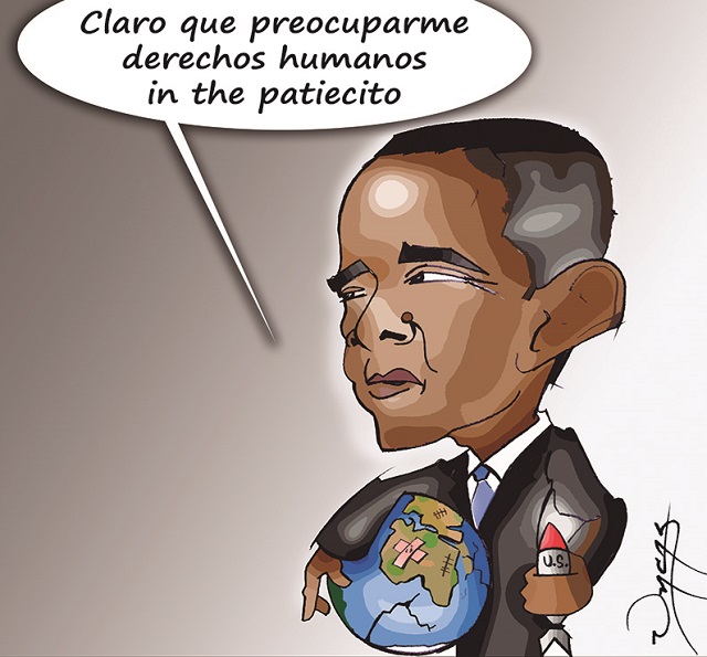 (Caricatura de Uncas) Vaya derechos