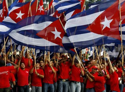 El pueblo cubano rindió homenaje al líder de la Revolución Bolivariana, Hugo Chávez.