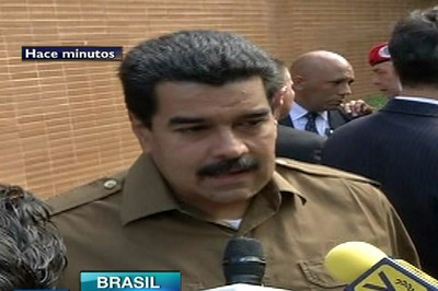 Presidente Maduro llegó a Brasil en visita oficial