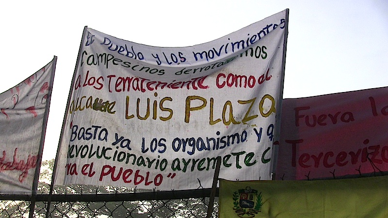 campesinos rechazan acciones contrarevolucionarias del alcalde luis plaza
