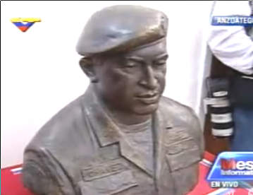 Busto del Comandante Chávez obsequiado por Vladimir Putin a Venezuela