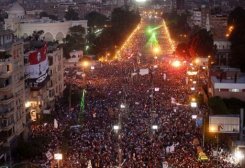 Manifestantes en Egipto se calculan en millones