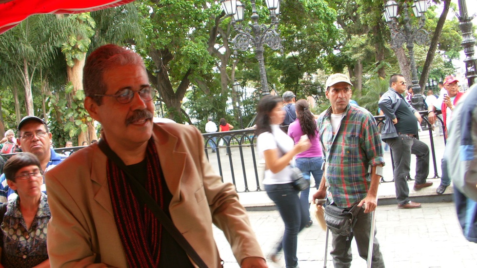 Luis Salazar en la Esquina Caliente de Caracas