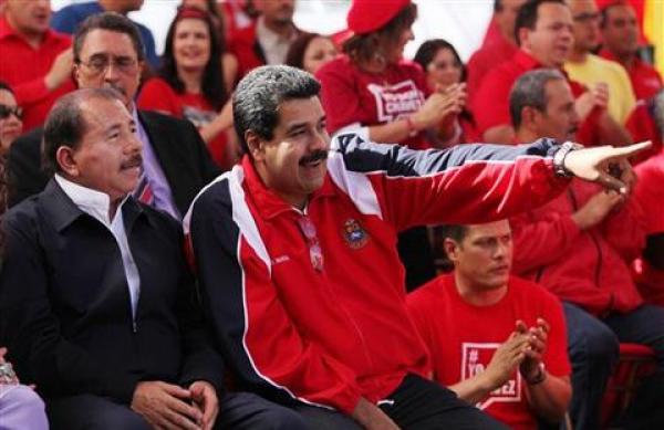 Los presidentes Maduro y Ortega