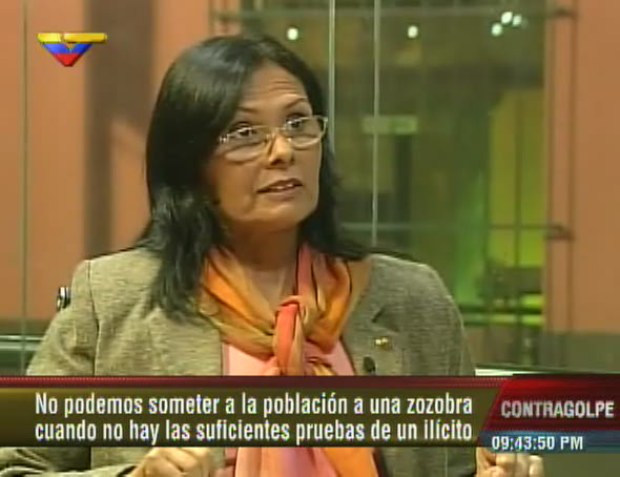 Socorro Hernández, rectora del Consejo Nacional Electoral (CNE)