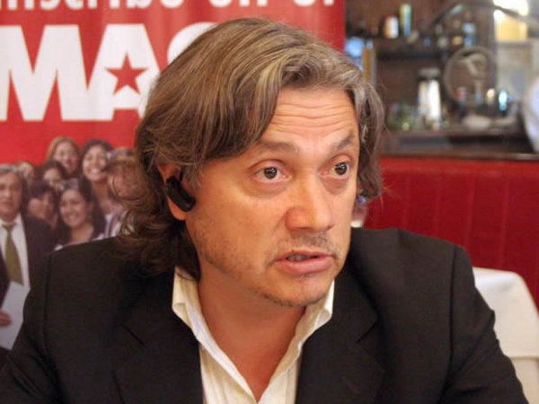 El senador chileno, Alejandro Navarro