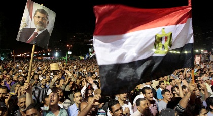 Manifestaciones en las calles de Egipto