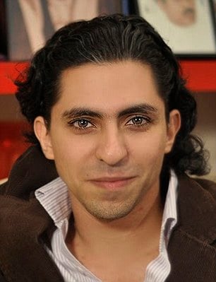 El bloguero árabe saudí, Raif Badawi