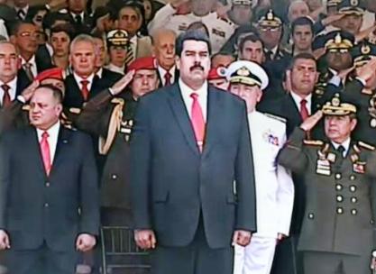 Presidente Maduro en el acto de ascenso de oficiales de la FANB