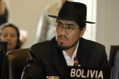 El embajador de Bolivia ante la OEA, Diego Pari