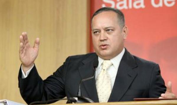 El Presidente de la Asamblea Nacional, Diosdado Cabello.