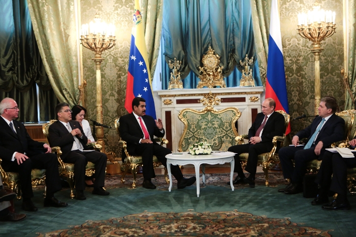 Maduro y Putin en Rusia
