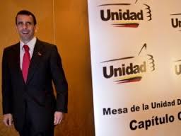 Henrique Capriles Radonski gobernador de miranda y ex-candidato de la mud