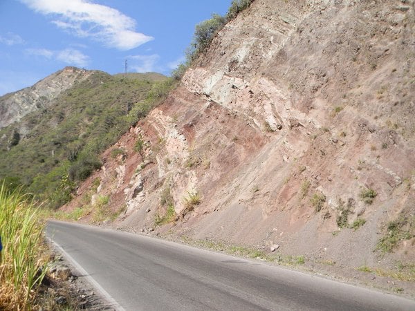 Lugar donde se ubicaron los restos del primer dinosaurio de Venezuela, en Seboruco estado Táchira