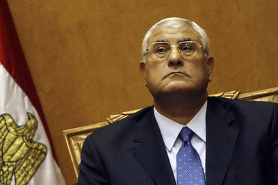 El presidente interino de Egipto, impuesto tras golpe militar, Adli Mansur
