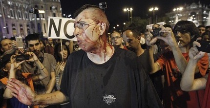 Represión policial deja varios heridos y detenidos en España