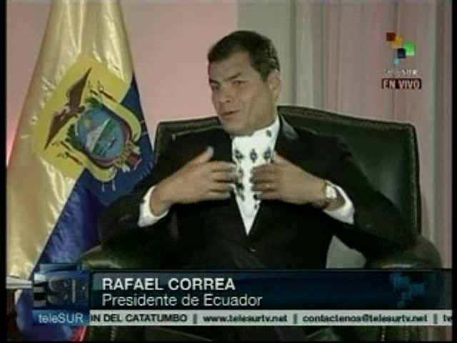 "solucionar los problemas que causan la pobreza en el mundo es uno de los principales propósitos del socialismo" manifestó el presidente Correa.
