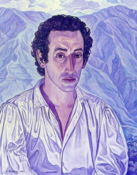 Pintura de Bolívar, del pintor gallego Secundino Rivera
