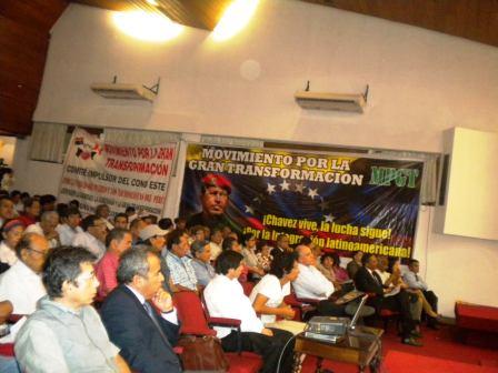 Imagen de evento en el que participaron dirigentes del hoy MPGT en honor al Comandante de la revolución bolivariana, Hugo Chávez Frías