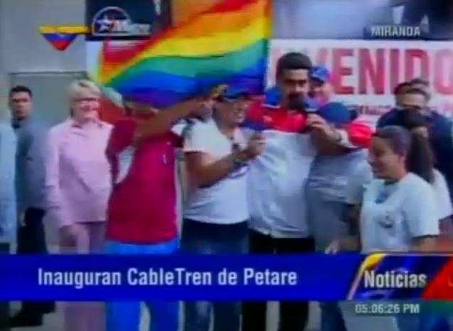 El Presidente Maduro con colectivos sexo-diversos de Petare.