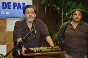 Marco León Calarcá, de las FARC-EP