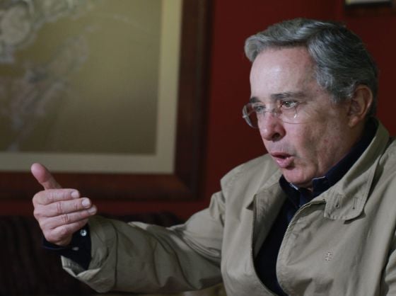 El ex presidente de Colombia, Álvaro Uribe