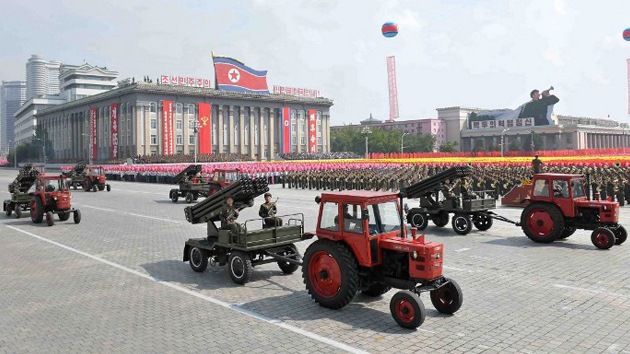 Desfile del ejército de Corea del Norte