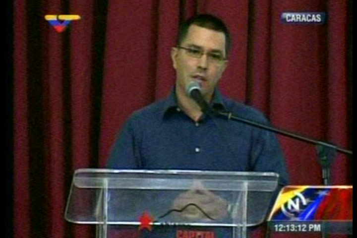 El Vicepresidente Ejecutivo, Jorge Arreaza