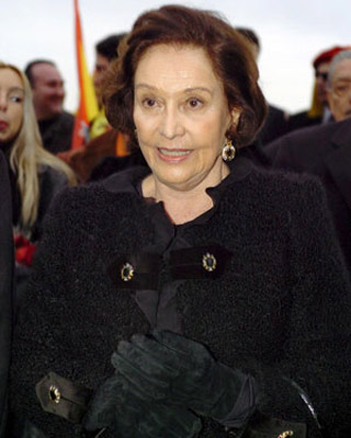 Carmen Franco, hija del dictador Francisco Franco